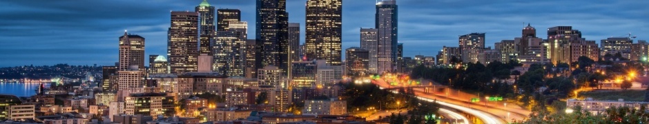 Seattle Skyline At Night