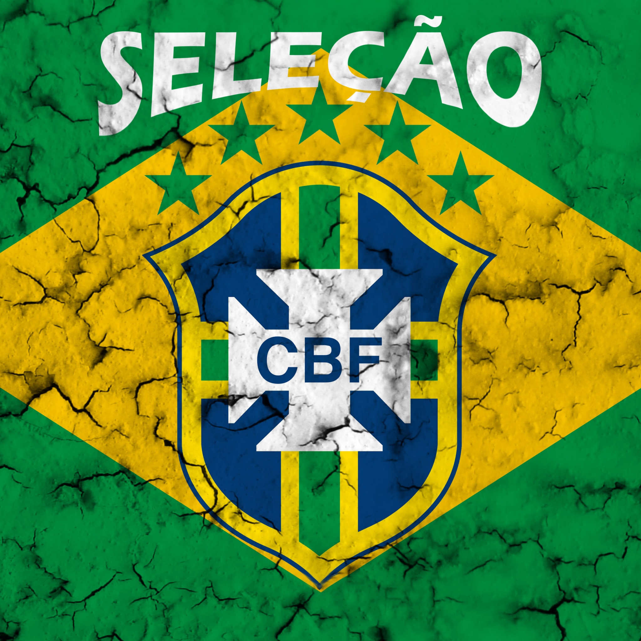 Selecao Brasil Football Crest 2014