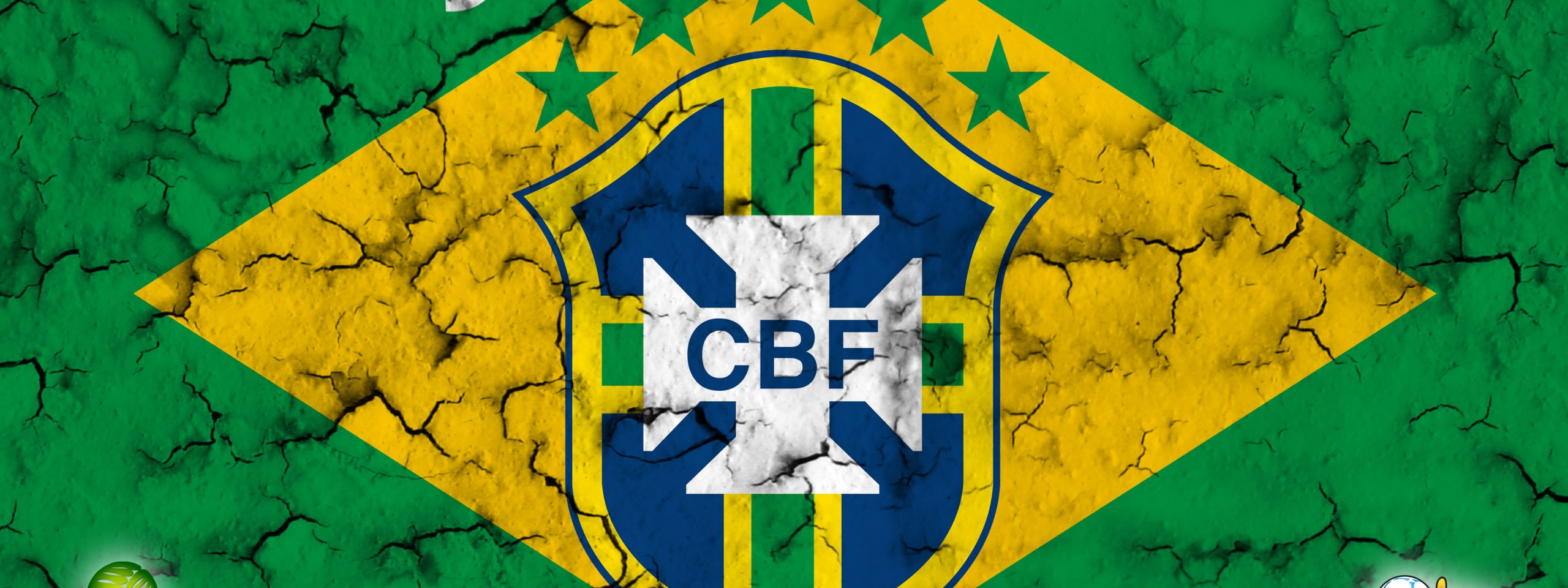 Selecao Brasil Football Crest 2014