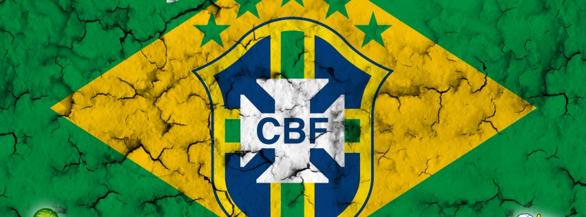 Selecao Brasil Football Crest 2014