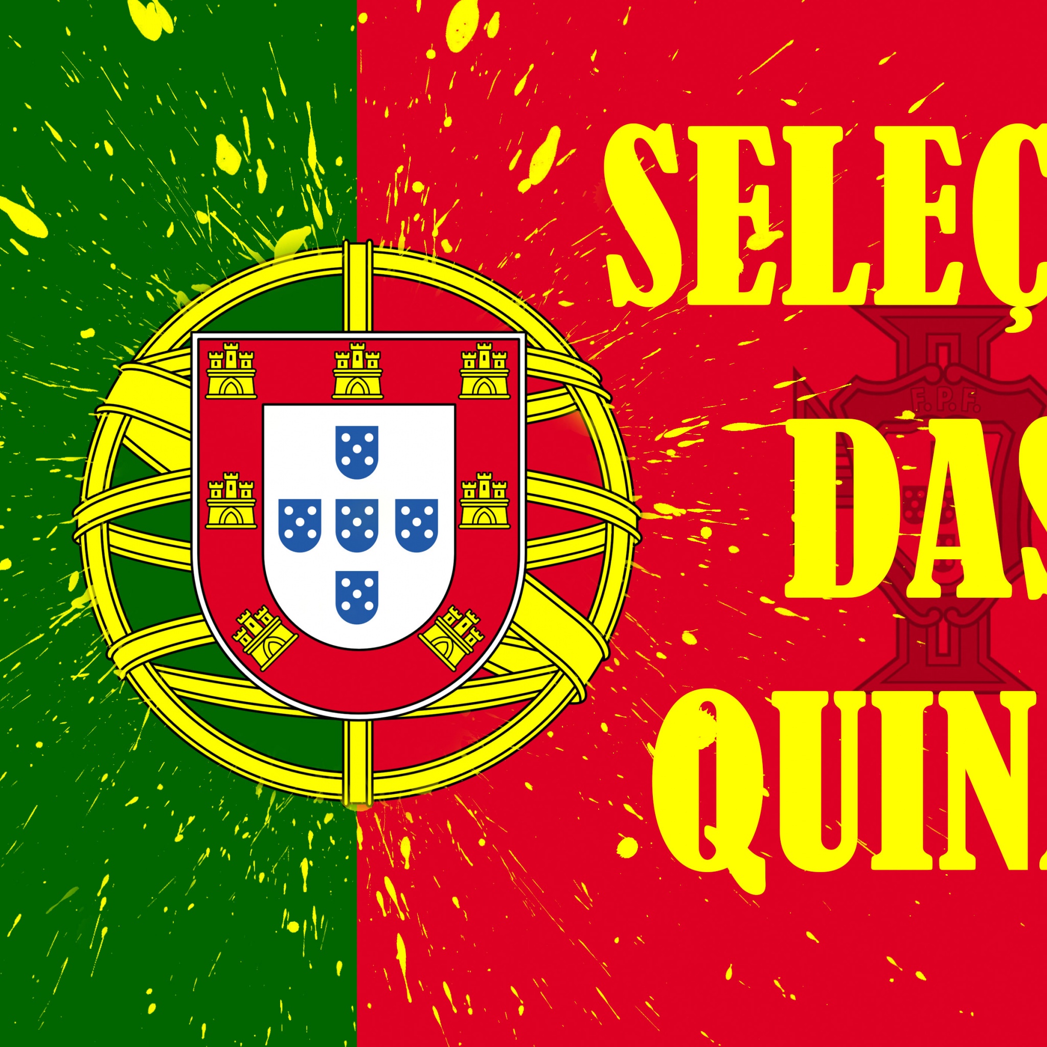 Selecao Das Quinas Portugal Football Logo