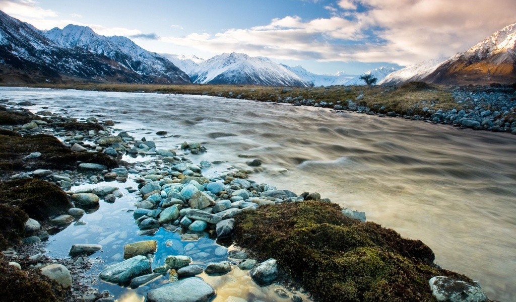 Sidelined Landscapemt Cook New Zealand