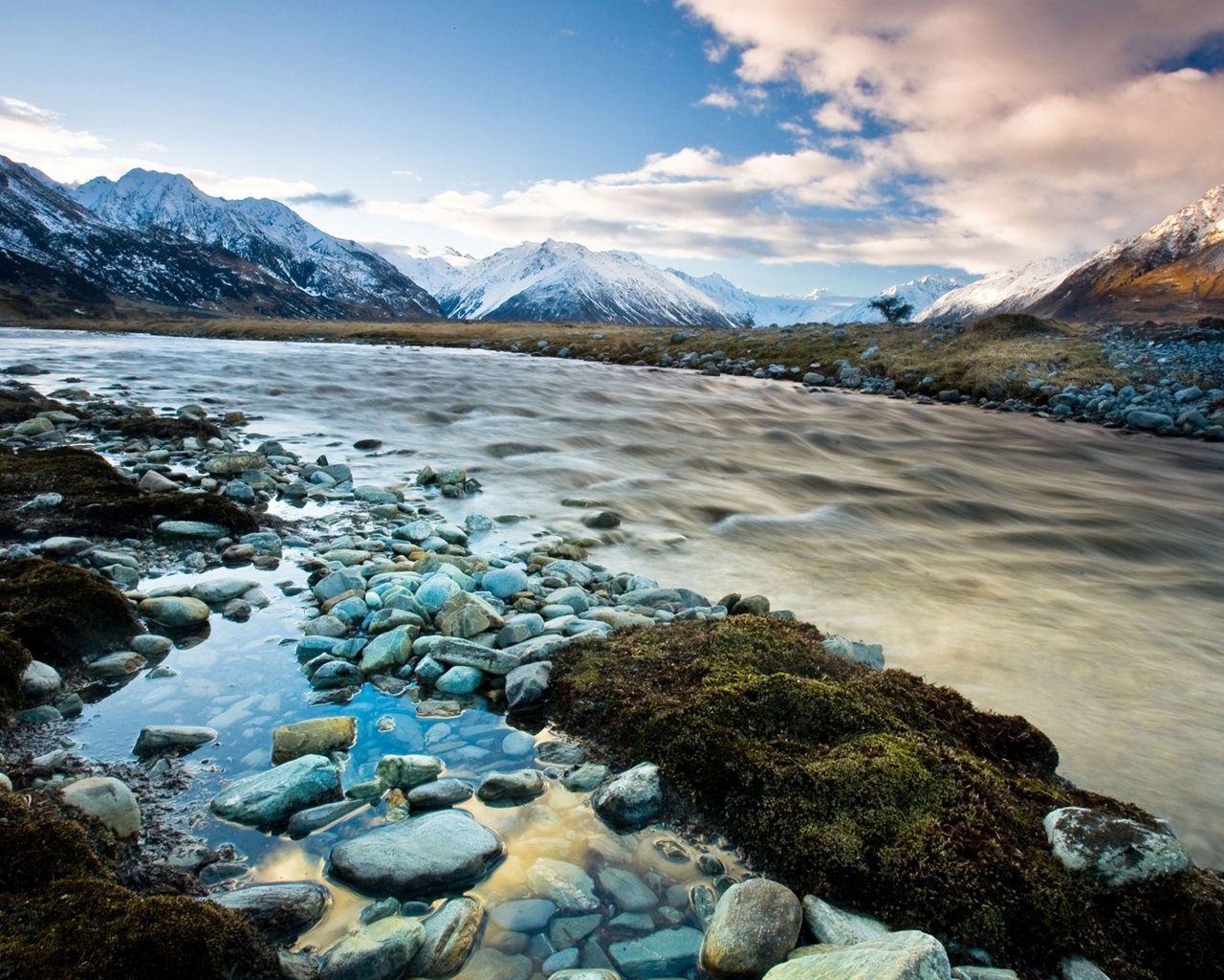 Sidelined Landscapemt Cook New Zealand