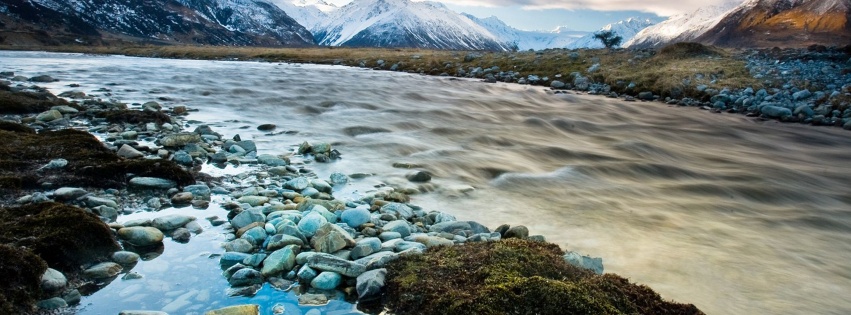 Sidelined Landscapemt Cook New Zealand