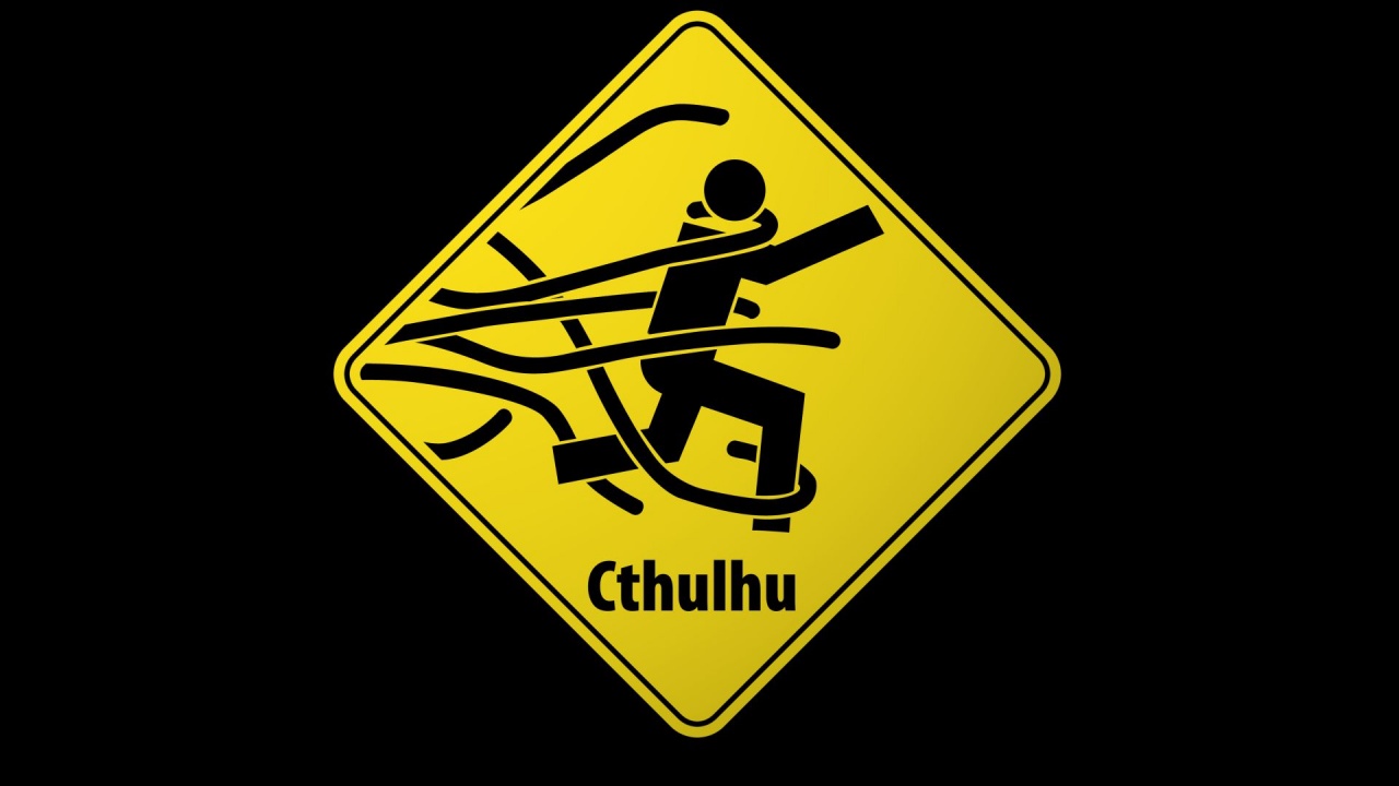 Signs Cthulhu Funny Wrong Chtulhu