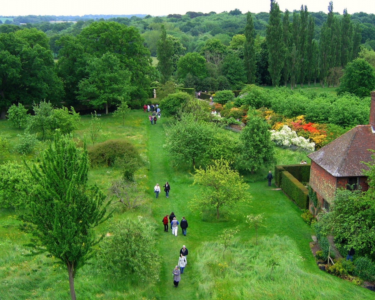 Sissinghurst Castle Garden In Kent England