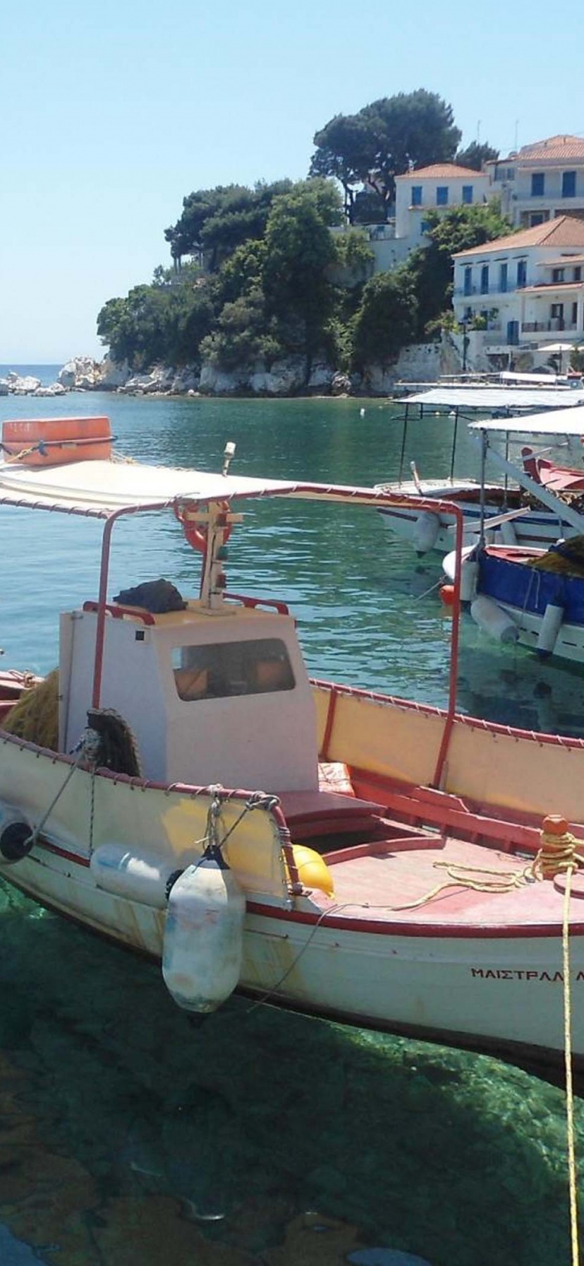 Skiathos Plakes Pier Sporades Thessalia Sterea Ellada Greece