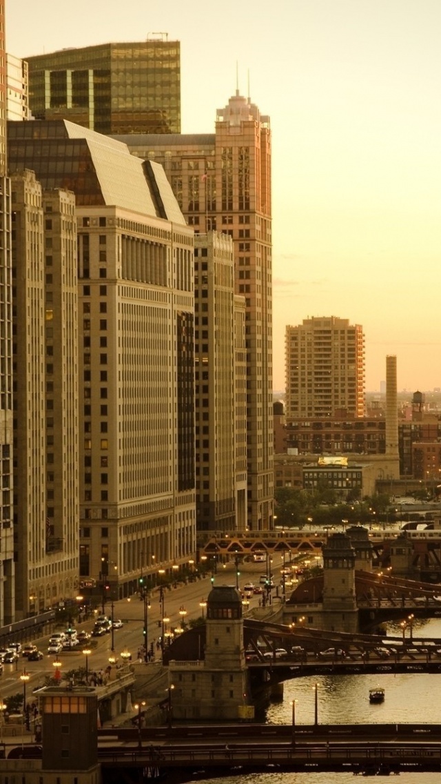 Skyscrapers Buildings Homes America Usa Chicago