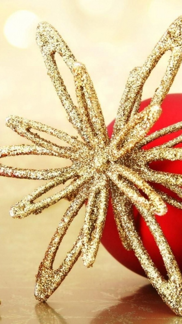 Snowflake Gold Jewelry New Year