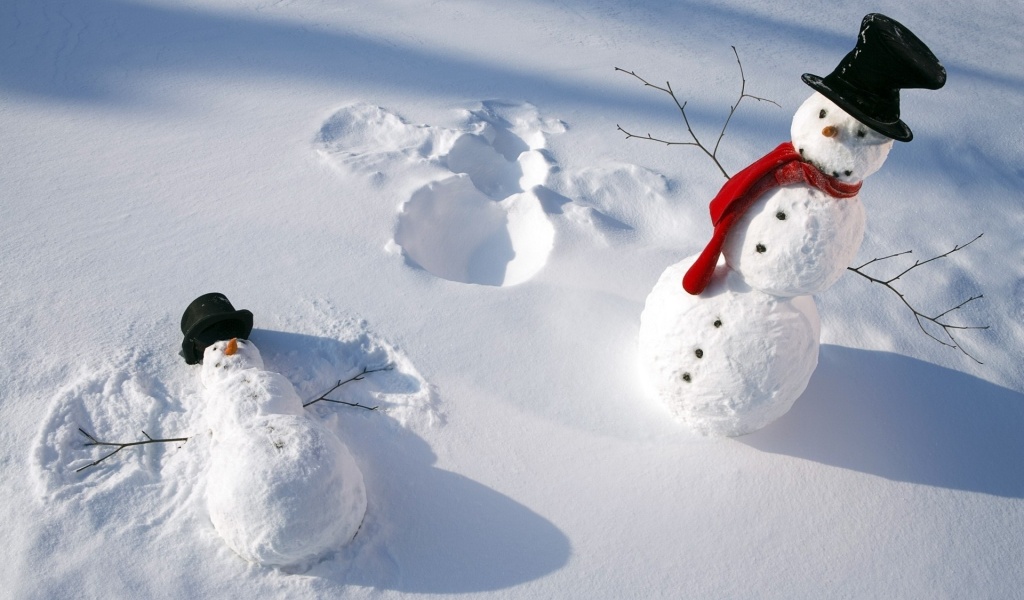 Snowman Winter Snow