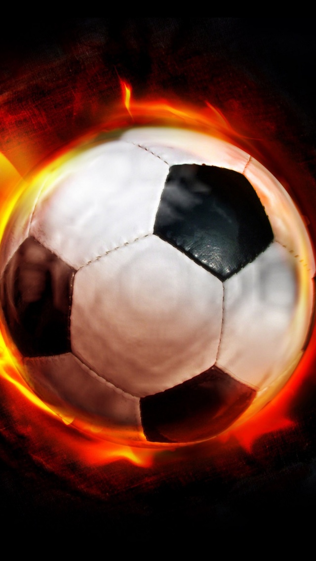 Soccer 3D Ball On Fire