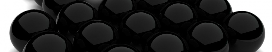 Spheres Black