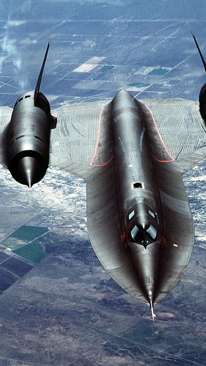 Sr 71 Blackbird Flying Clouds