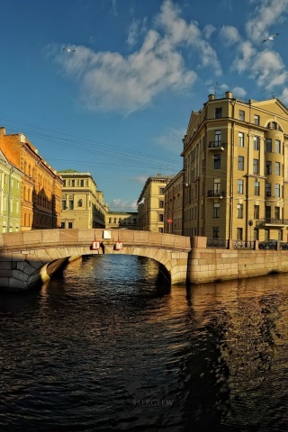 St Petersburg Russia Building River Neva River City Landscape