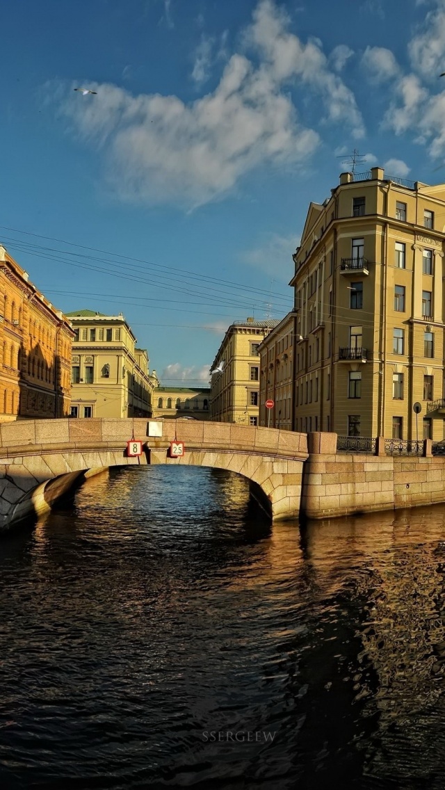 St Petersburg Russia Building River Neva River City Landscape