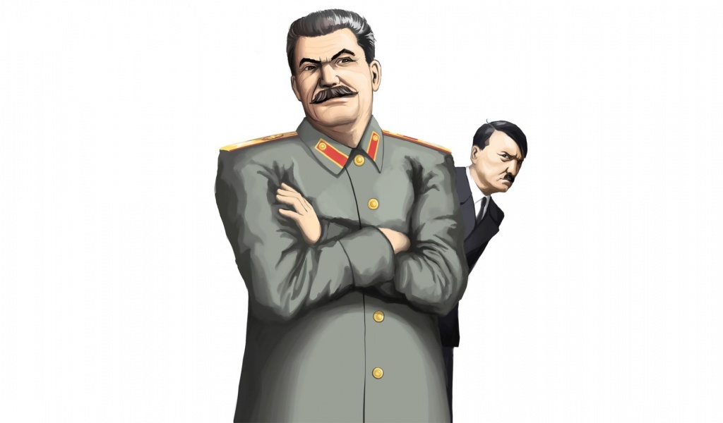 Stalin Parody Adolf Hitler