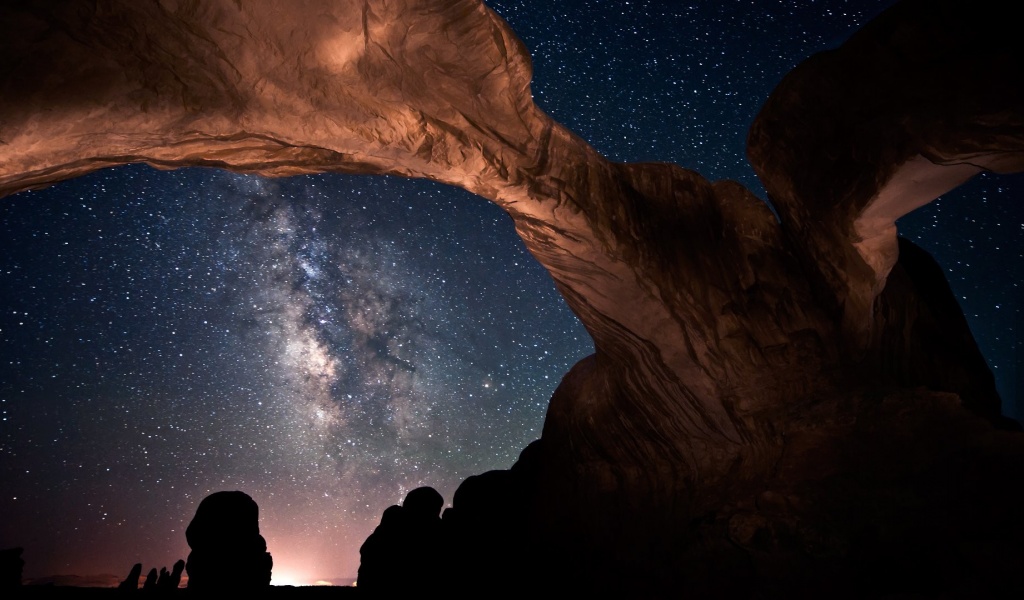 Stars Skyscapes Desert