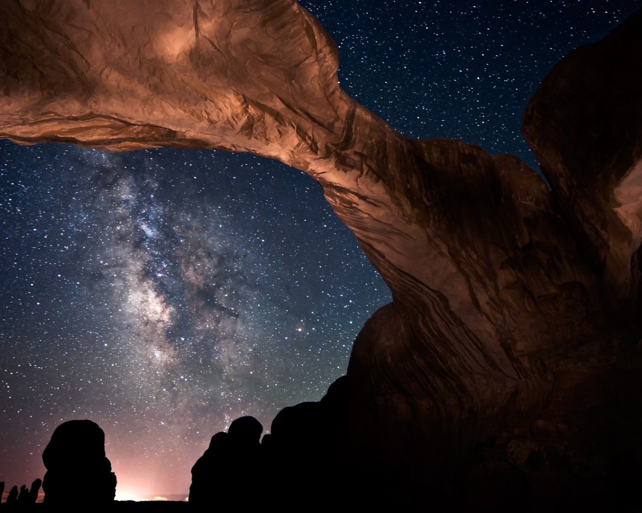 Stars Skyscapes Desert