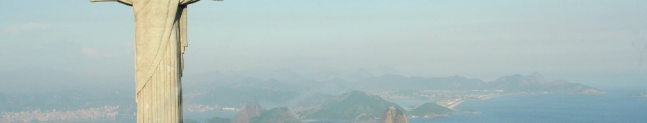 Statue Christ Savior Rio Janeiro Cristo Redentor City Landscape