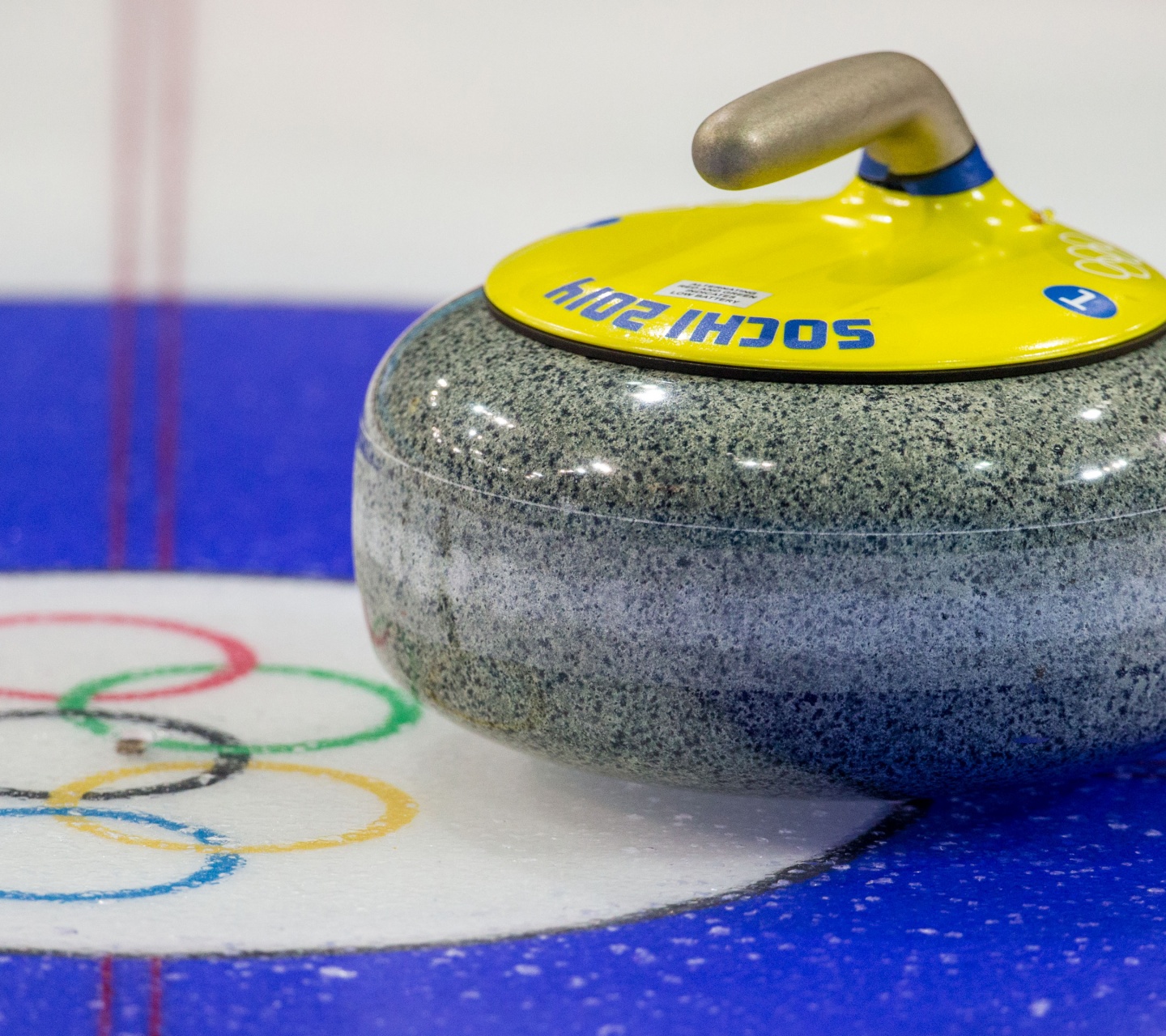 Stone For Curling At The Olympics In Sochi