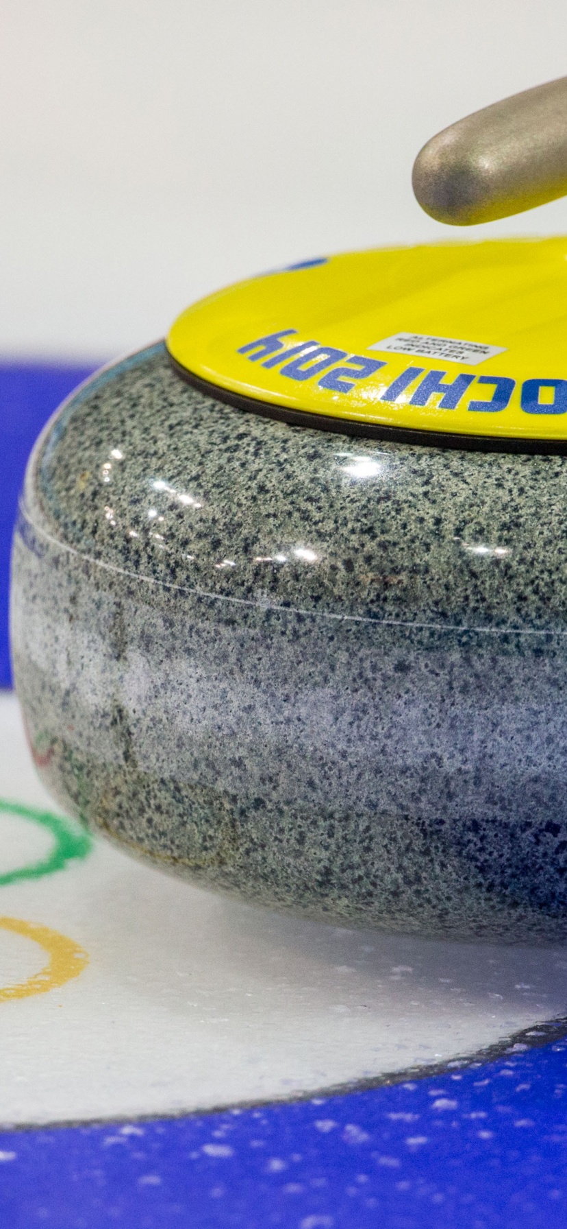 Stone For Curling At The Olympics In Sochi