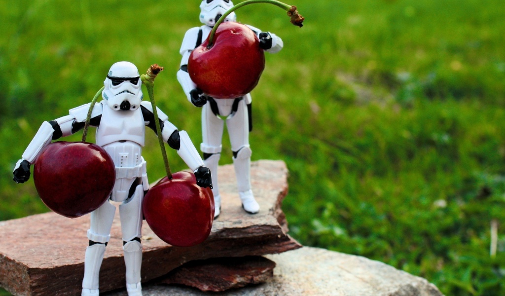 Stormtroopers Fruits Funny Toys Cherries