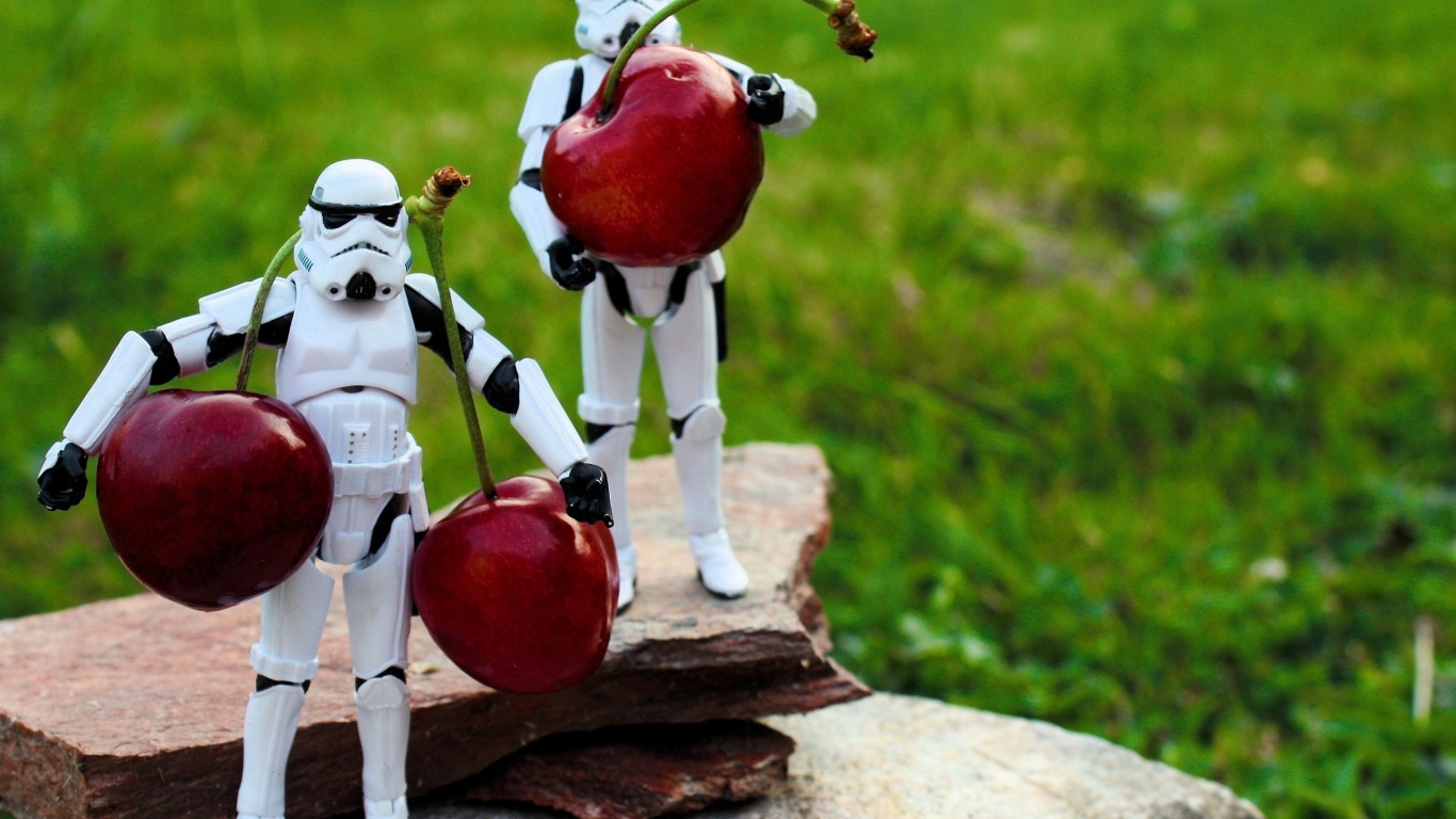 Stormtroopers Fruits Funny Toys Cherries