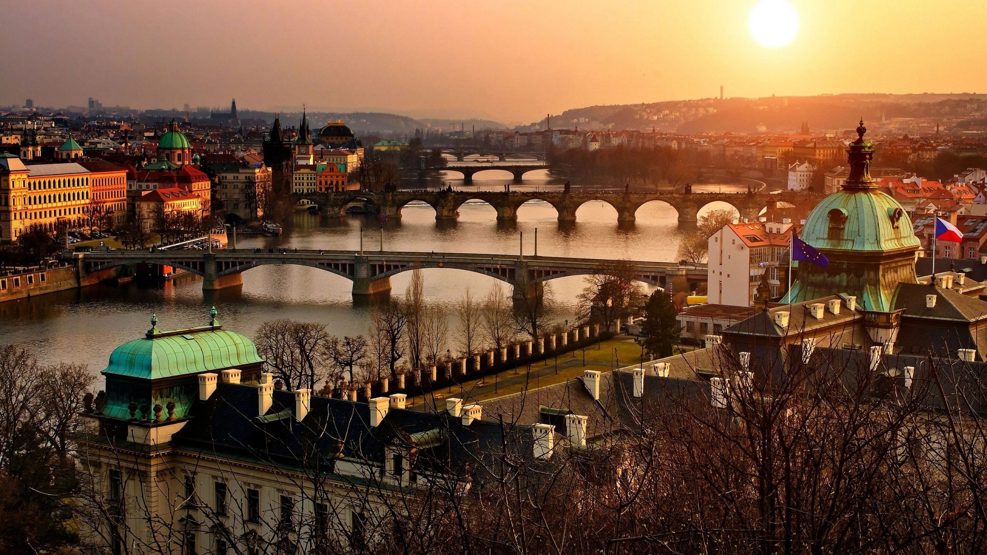 Sunrise In Prague