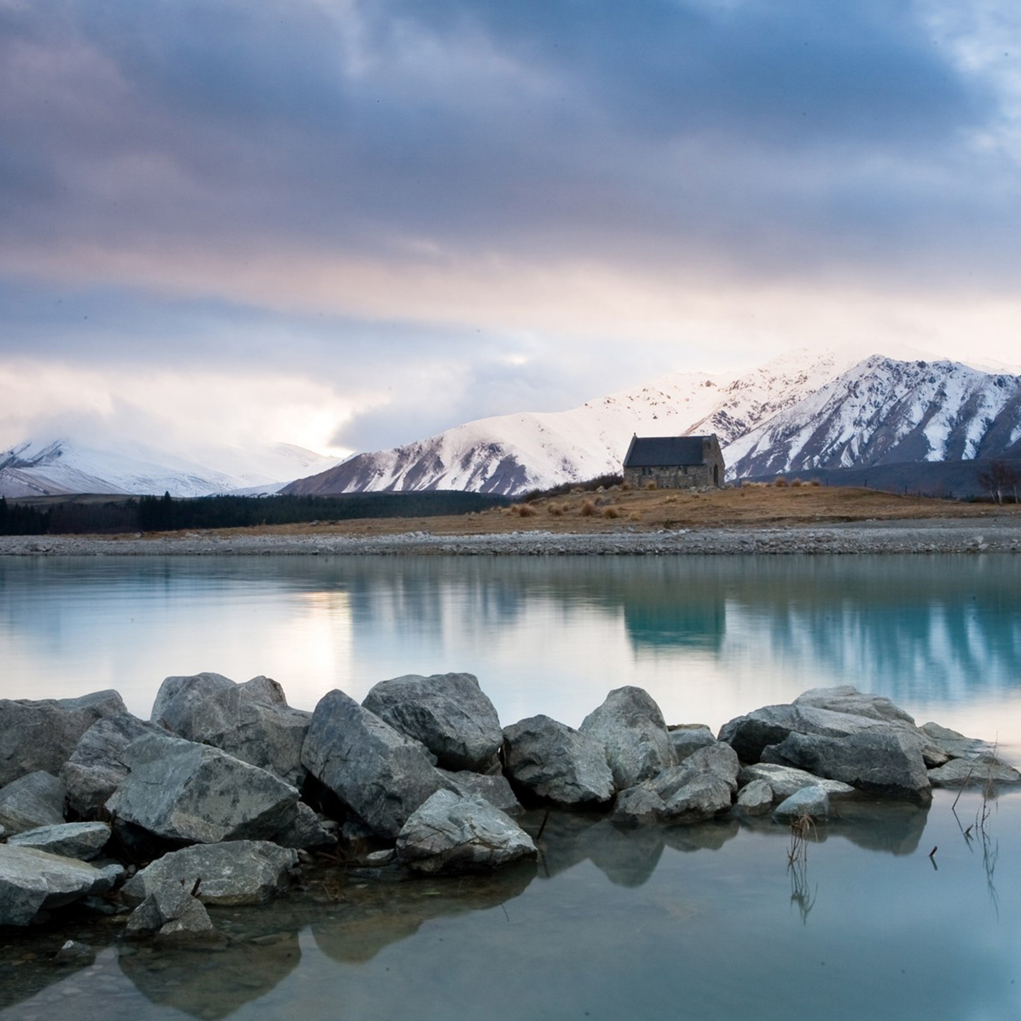 Sunrise Over Cold Lake Tekapo