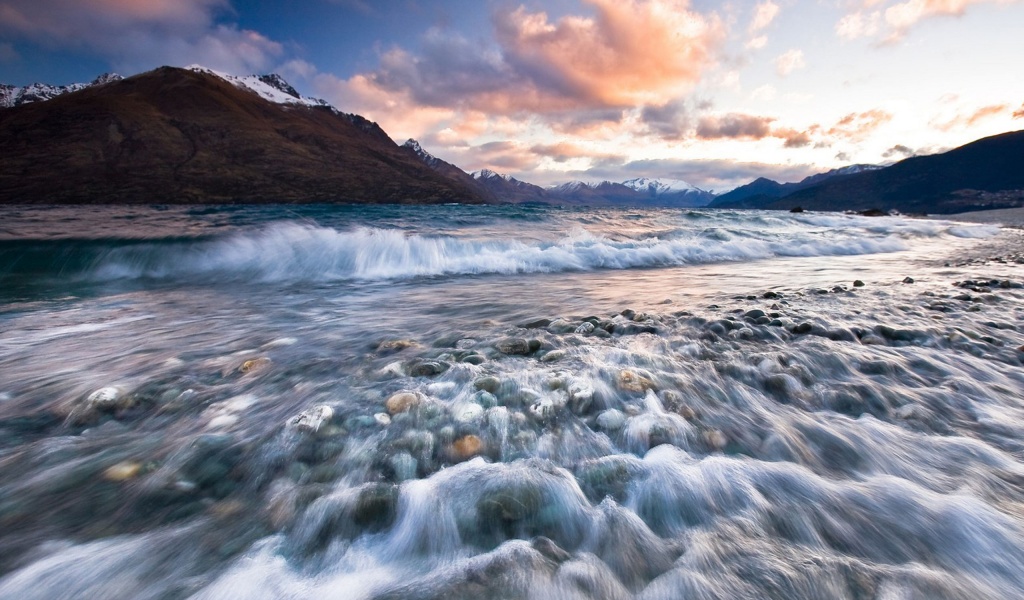 Sunset Near Queenstown New Zealand