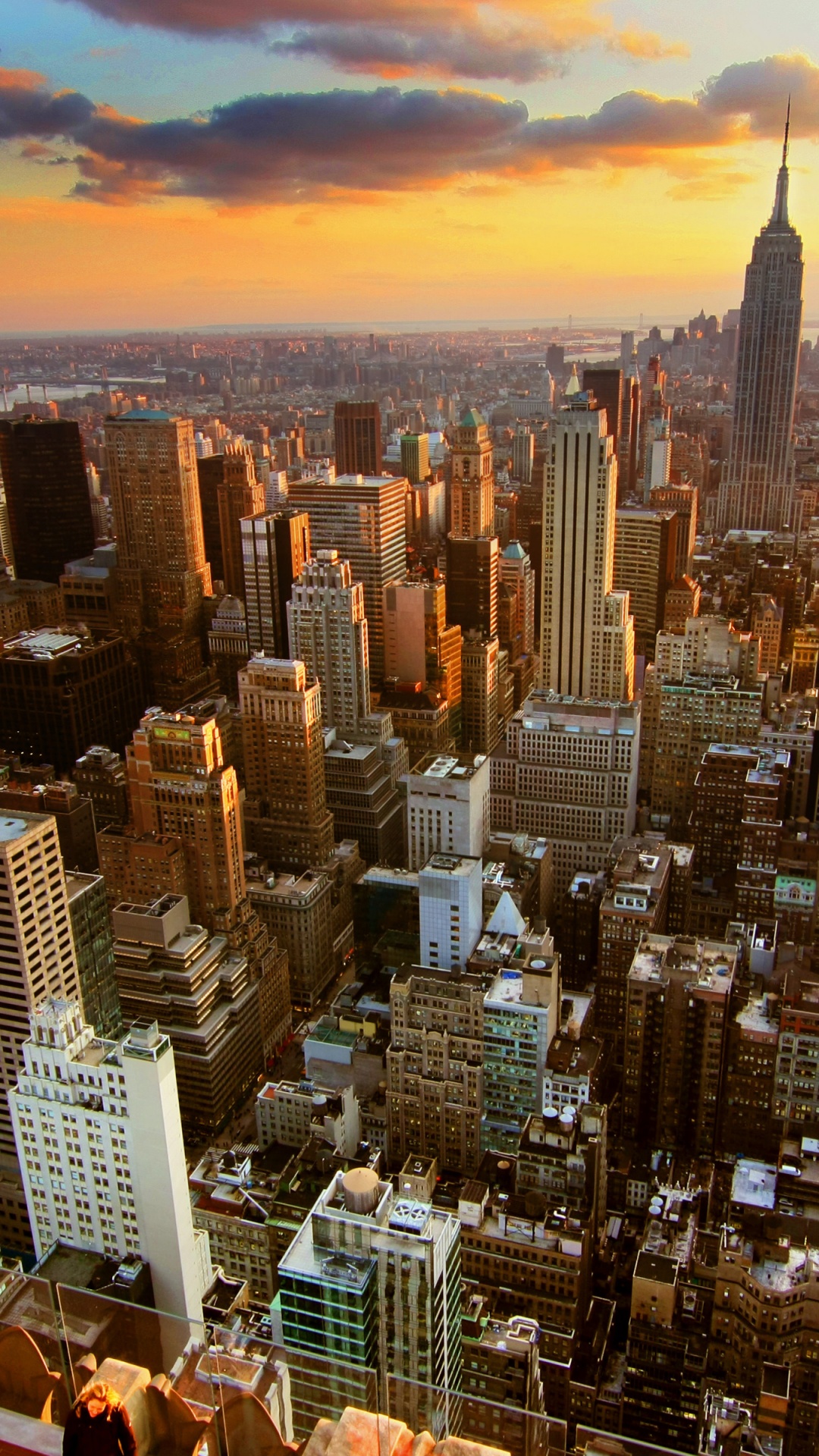 Sunset Over New York City