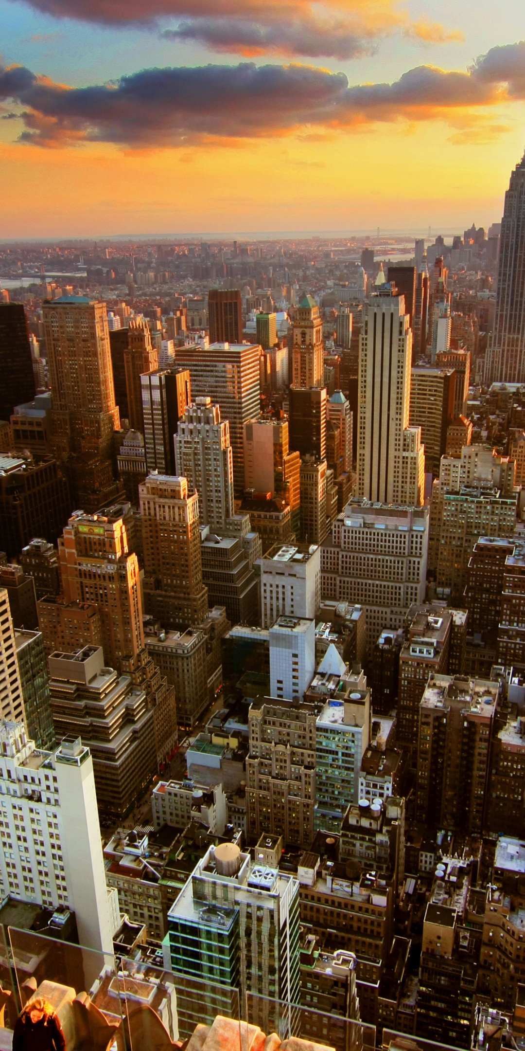 Sunset Over New York City