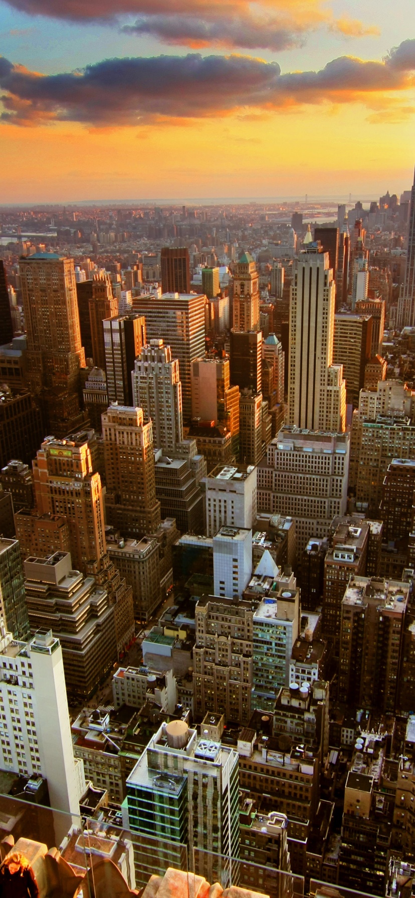 Sunset Over New York City