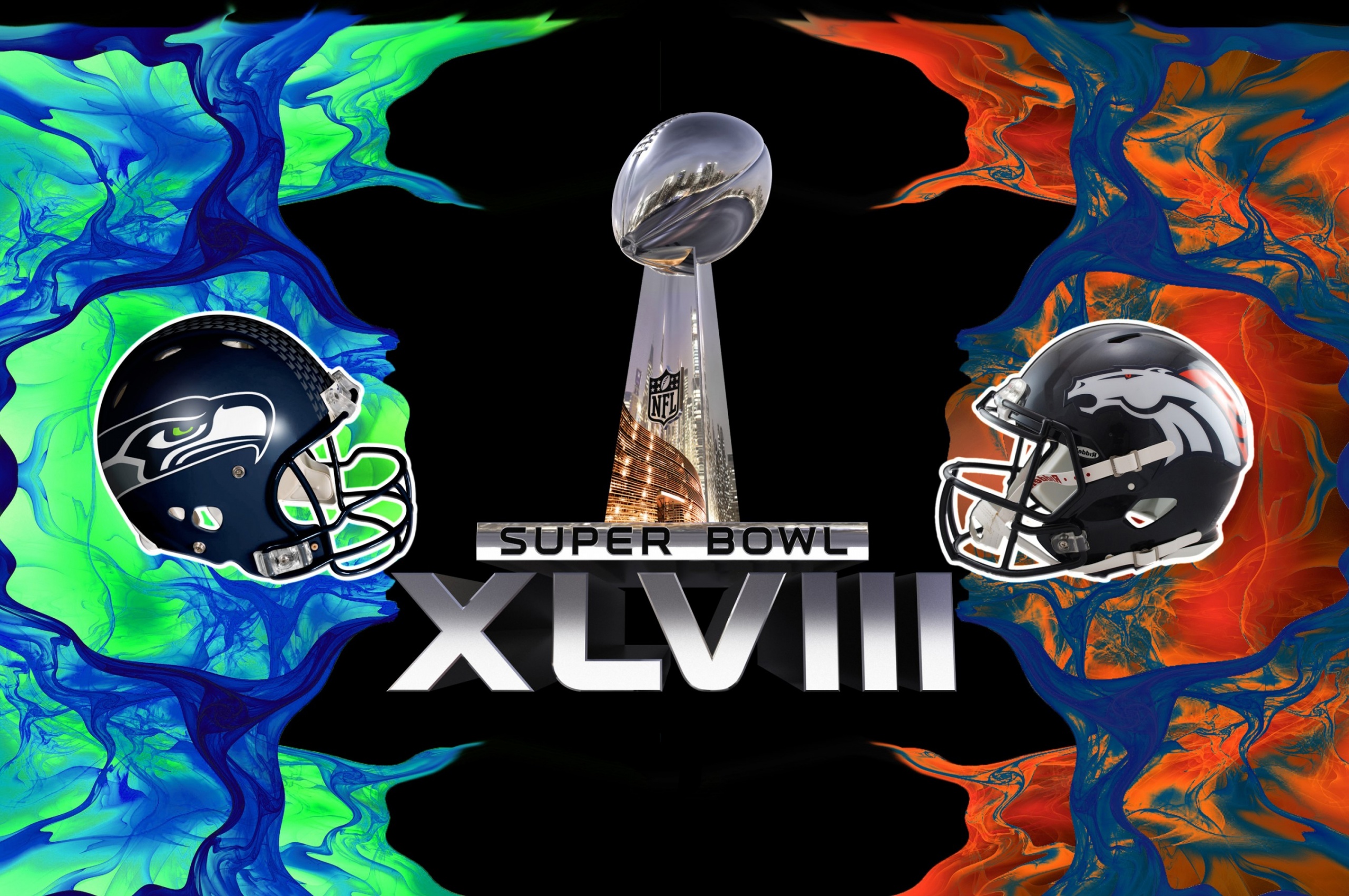 Super Bowl 2014-Seahawks Vs Broncos