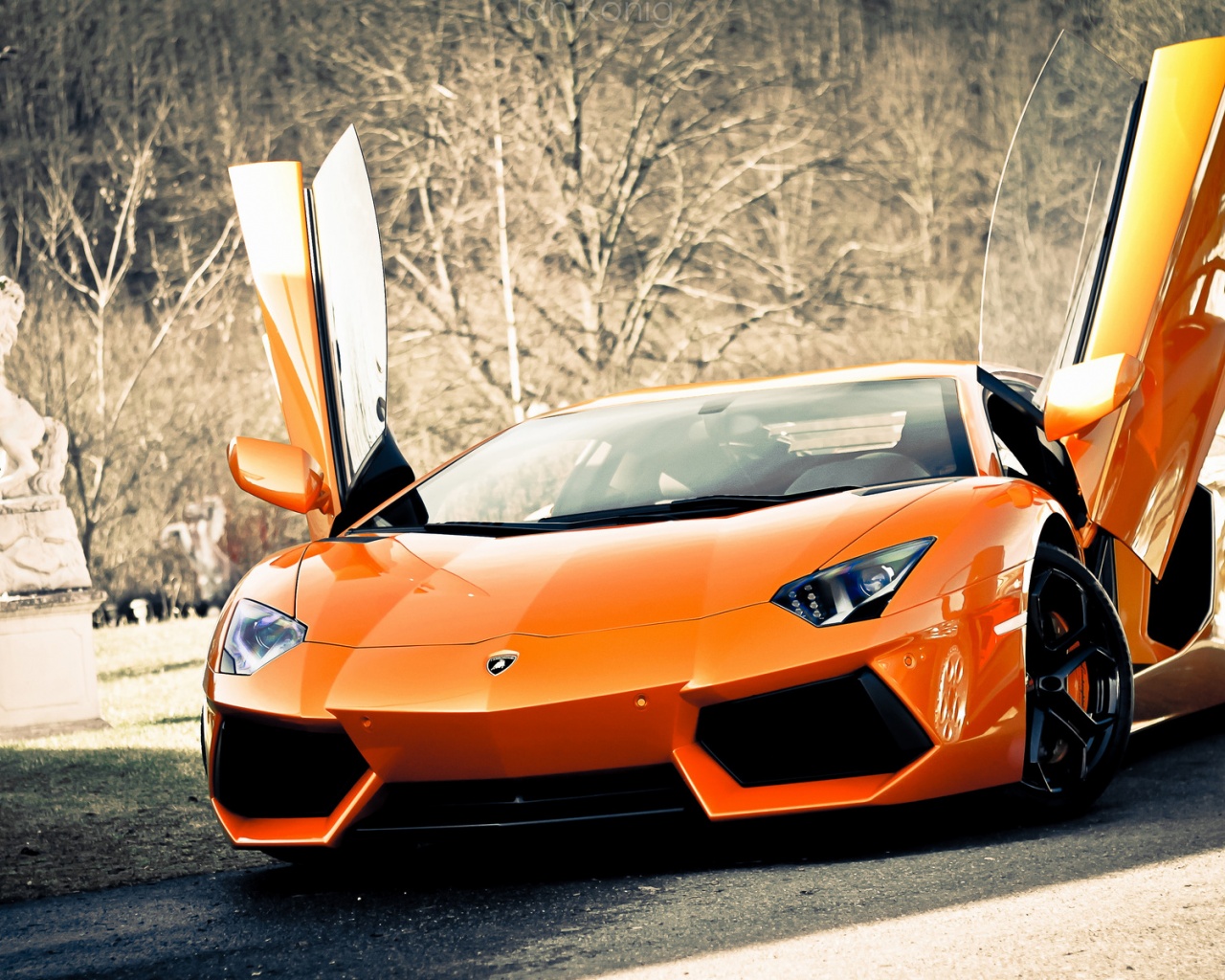 Super Lamborghini Aventador Car