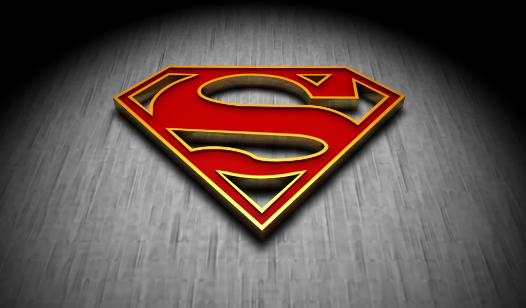 Superman 3D Logo