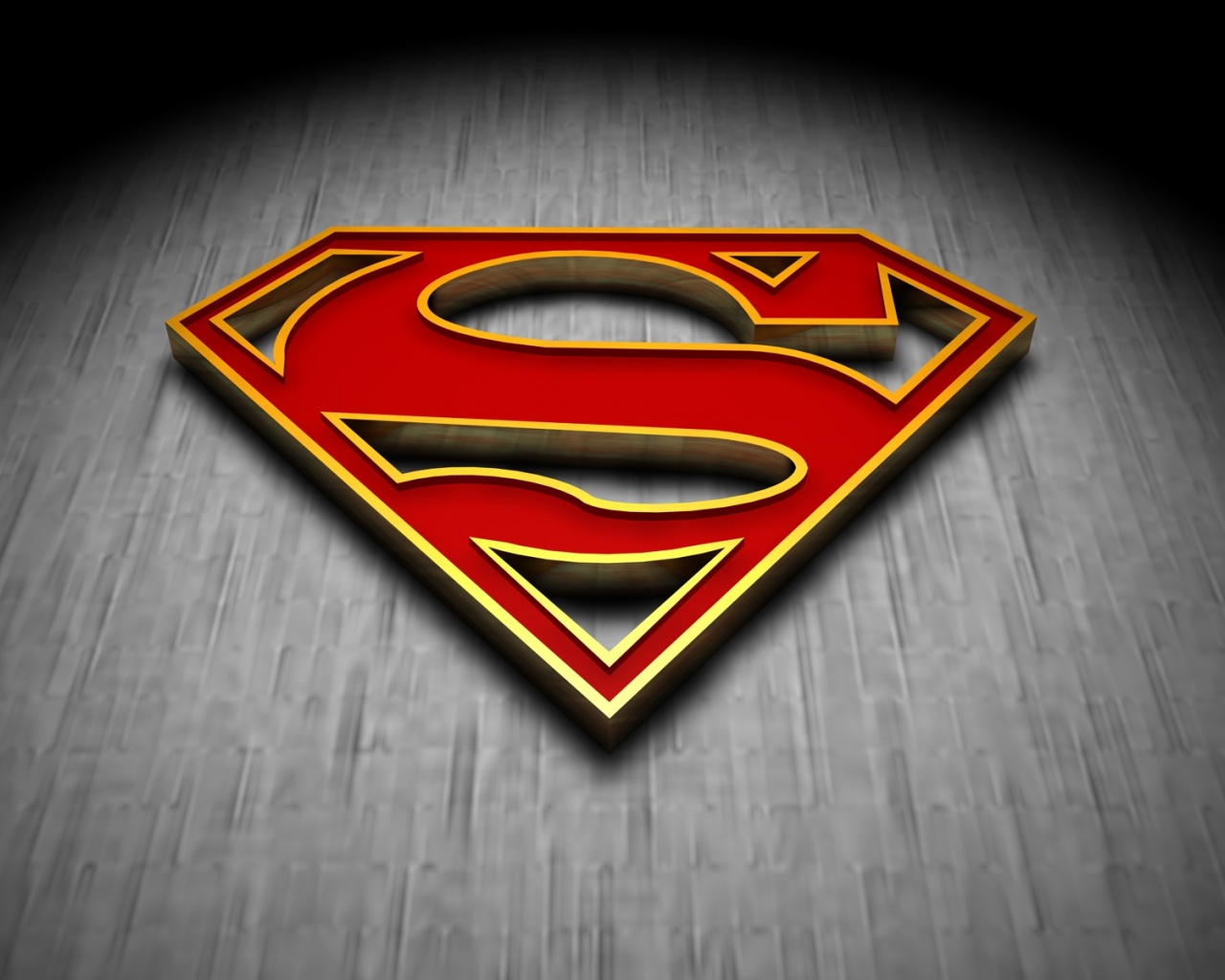 Superman 3D Logo