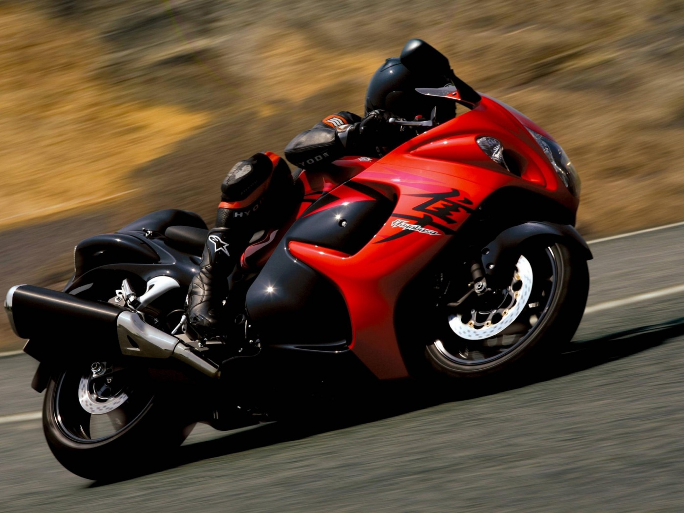 Suzuki Hayabusa Red-Black