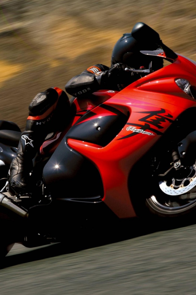 Suzuki Hayabusa Red-Black