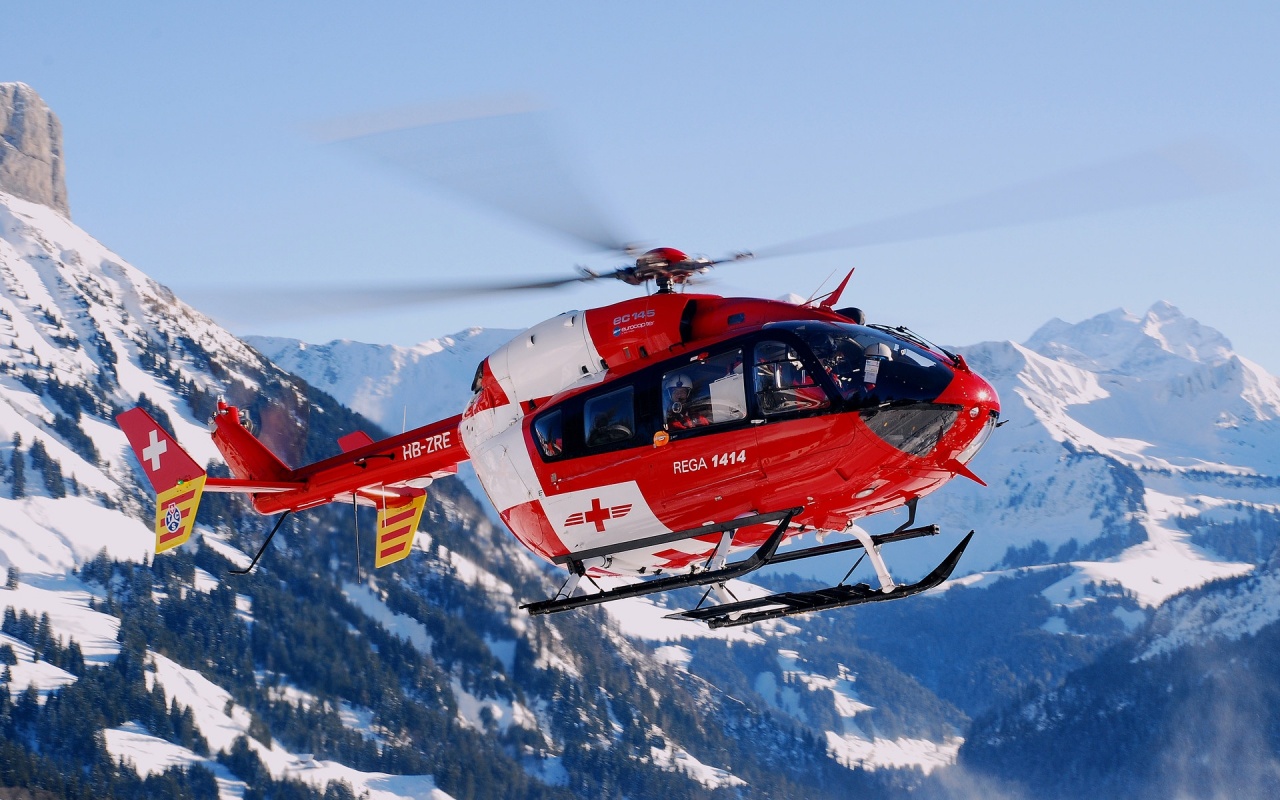 Switzerland Mountain Helicopter