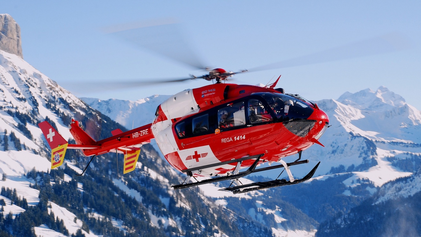 Switzerland Mountain Helicopter