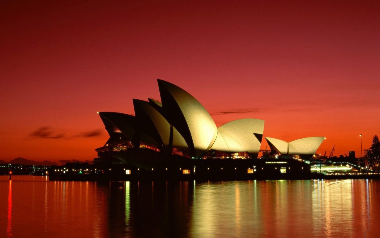 Sydney Opera House At Night