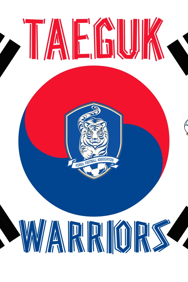 Taeguk Warriors South Korea Football Logo