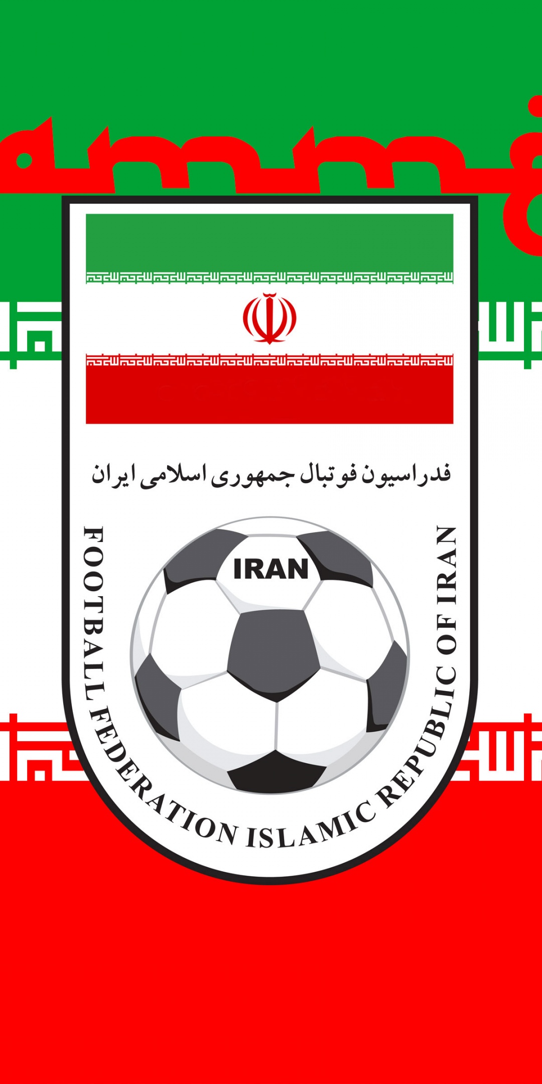 Team Melli Iran Football Crest Logo