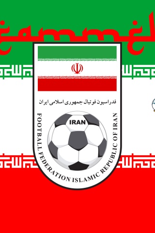 Team Melli Iran Football Crest Logo