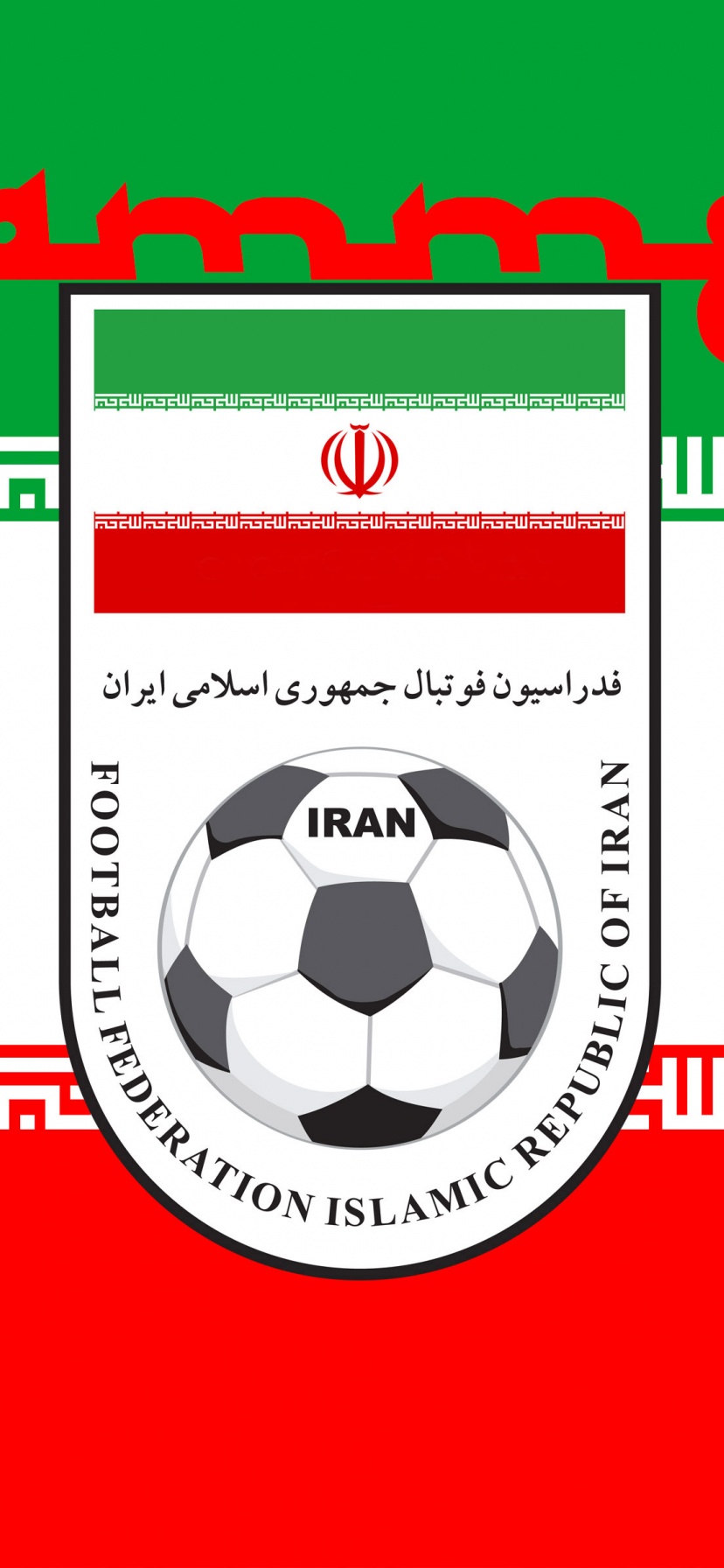 Team Melli Iran Football Crest Logo