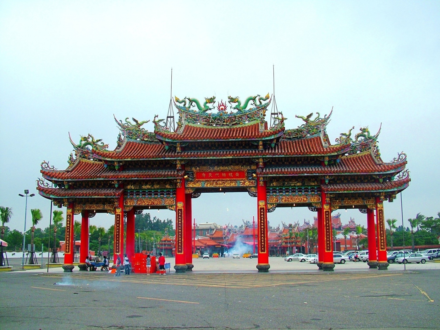 Temple Gate Beimen District Tainan City Taiwan