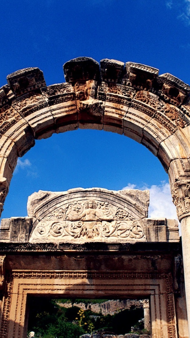 Temple Of Hadrian Ephesus Izmir Turkey