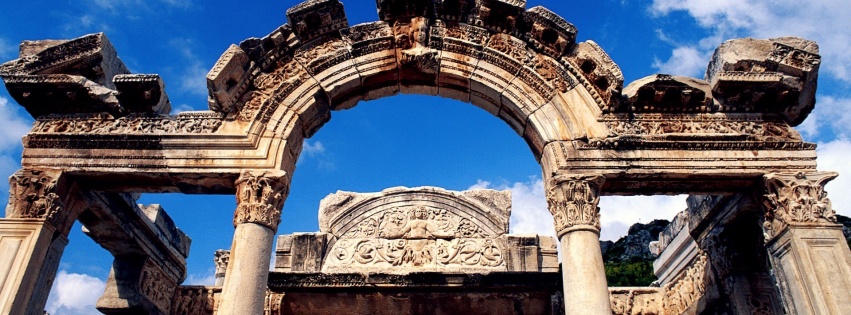 Temple Of Hadrian Ephesus Izmir Turkey