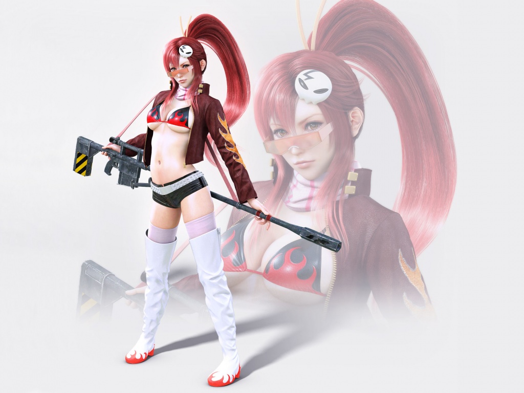 Tengen Toppa Gurren Lagann Yoko Girl Gun